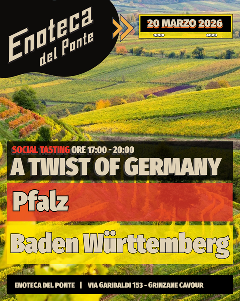 A TWIST OF GERMANY | Venerdì 20 Marzo 2026 Ore 17-20
