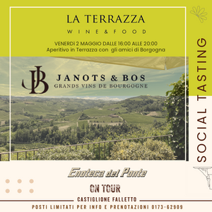 APERITIVO IN TERRAZZA con Thierry Janots di Janots&Bos | Venerdì 2 Maggio 2025