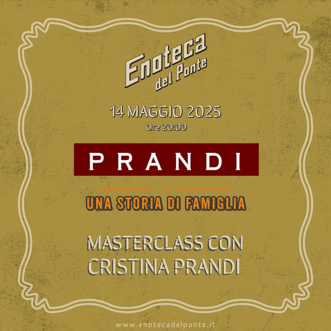 MASTERCLASS CRISTINA PRANDI | Mercoledì 14 maggio 2025
